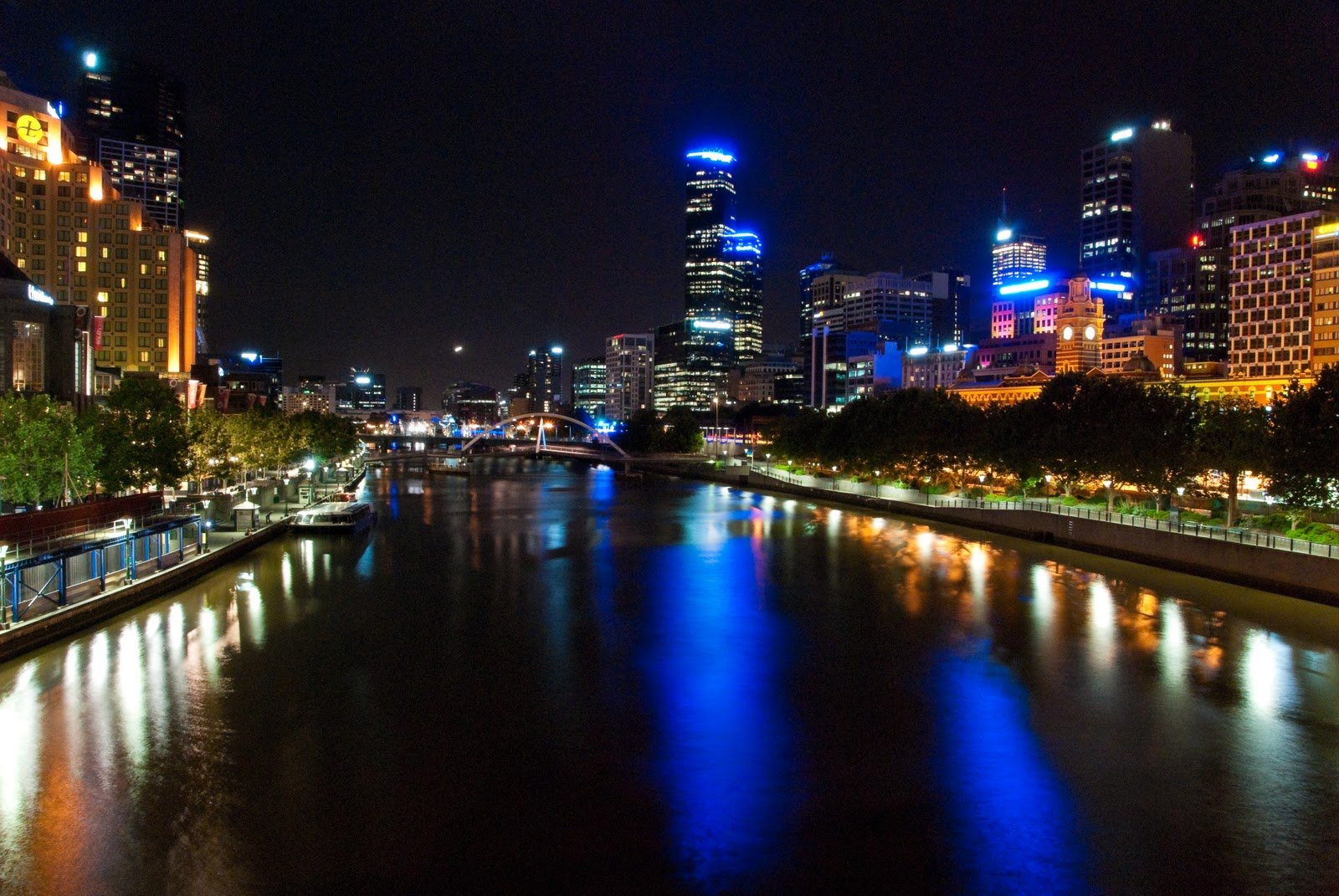 Ночной Мельбурн, Австралия. Фото 1 – фотографии Австралии