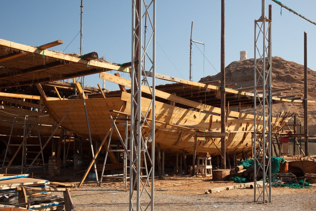 Строительство лодок в Суре – фотографии Омана