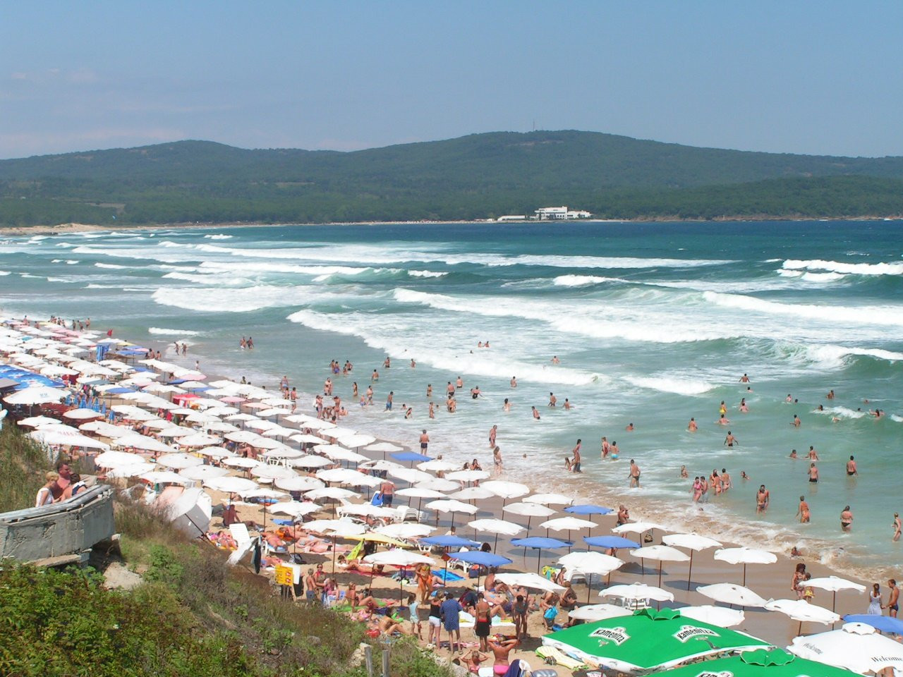 Пляж в Приморско, Болгария. Фото 13 – фотографии Болгарии