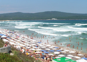 Пляж в Приморско, Болгария. Фото 13 – фотографии Болгарии