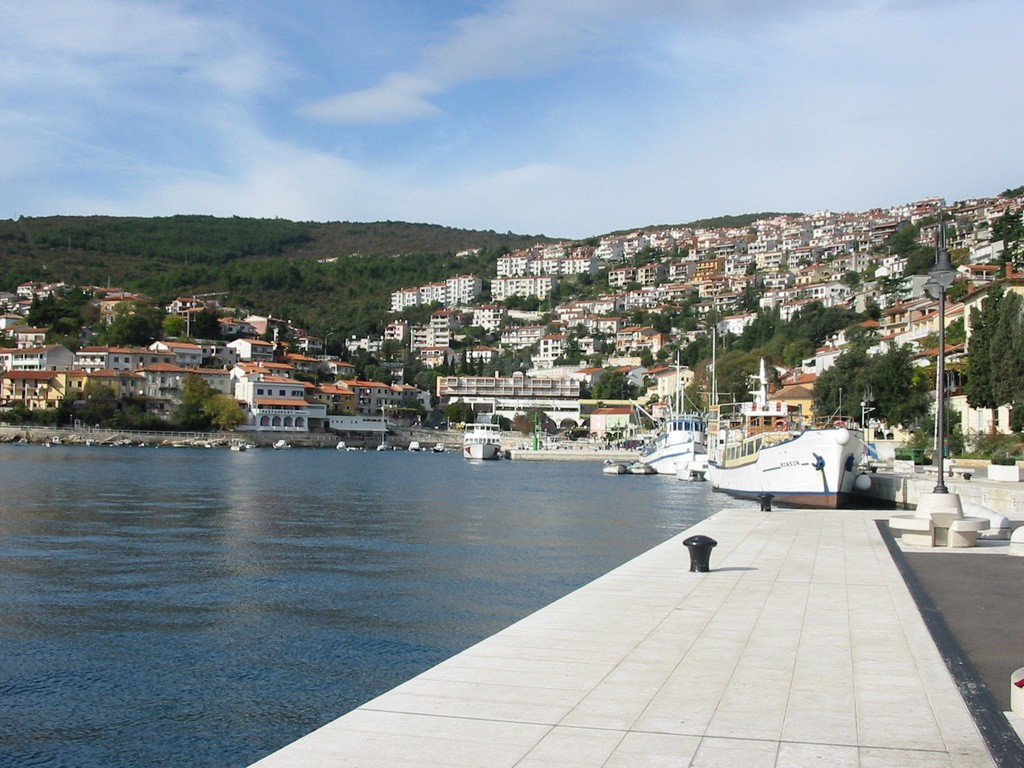 Причал в Рабац, Хорватия – фотографии Хорватии