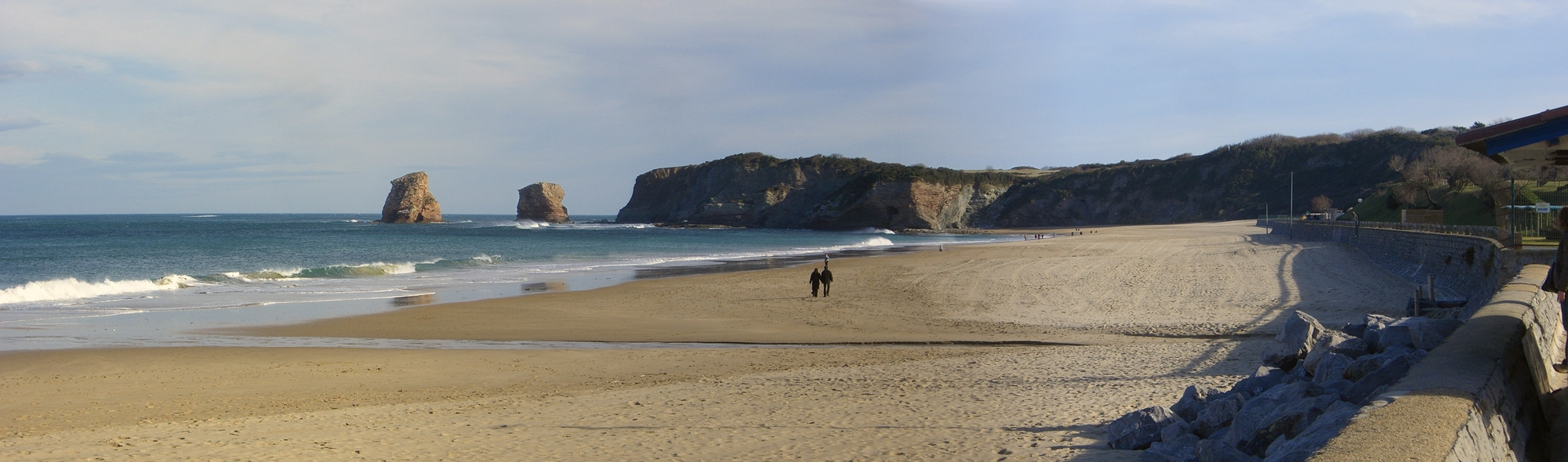 Пляж в Андае, Франция – фотографии Франции