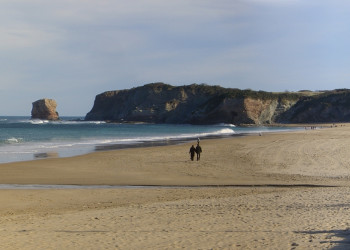 Пляж в Андае, Франция – фотографии Франции