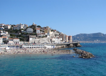 Пляж в Марселе, Франция – фотографии Франции