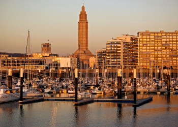 Порт в Гавре, Франция – фотографии Франции