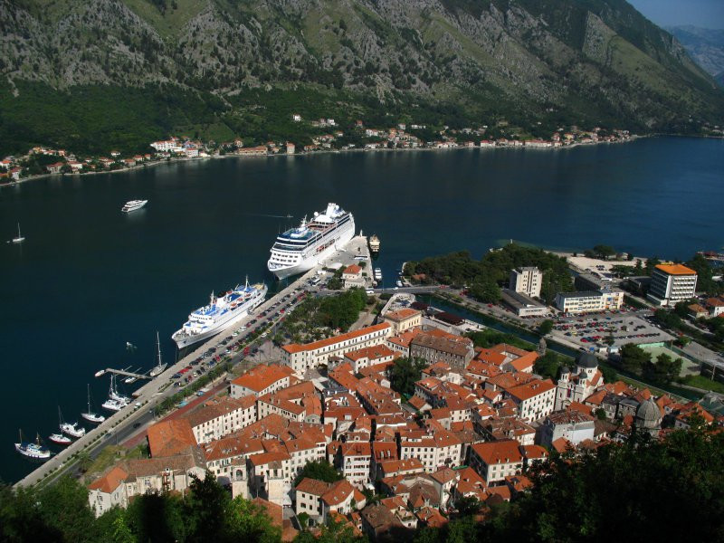 Панорамный вид в Которе, Черногория. Фото 92 – фотографии Черногории