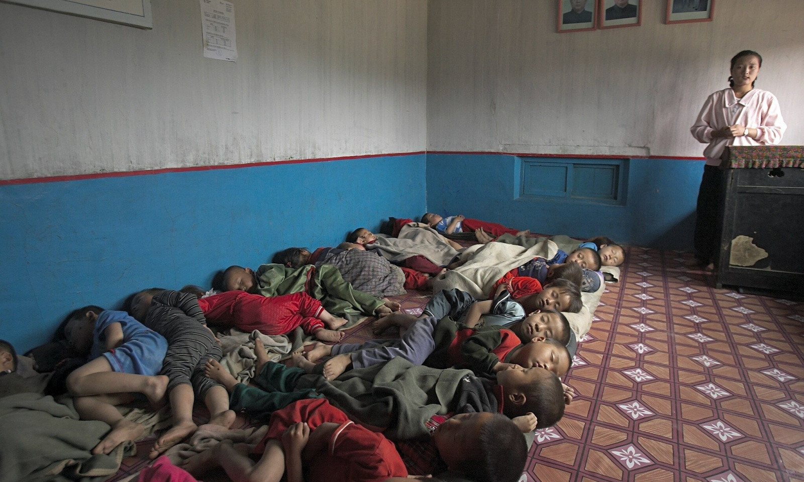 Сельский детский сад – фотографии Северной Кореи