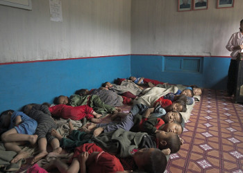 Сельский детский сад – фотографии Северной Кореи