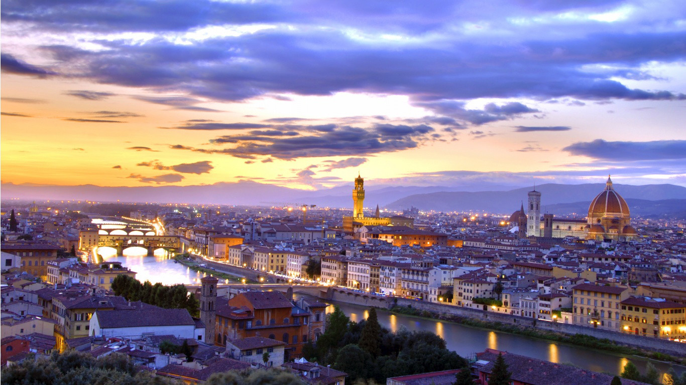 Панорама Флоренции – фотографии Италии