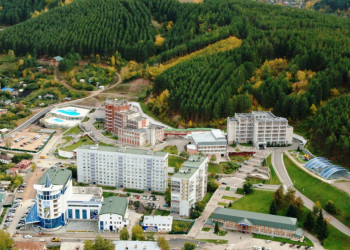 Вид на Белокуриху с самолёта – фотографии России