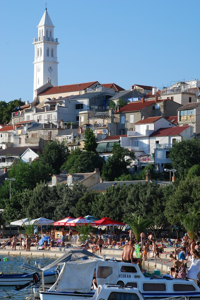 Пляж в Нови-Винодолски, Хорватия. Фото 1 – фотографии Хорватии