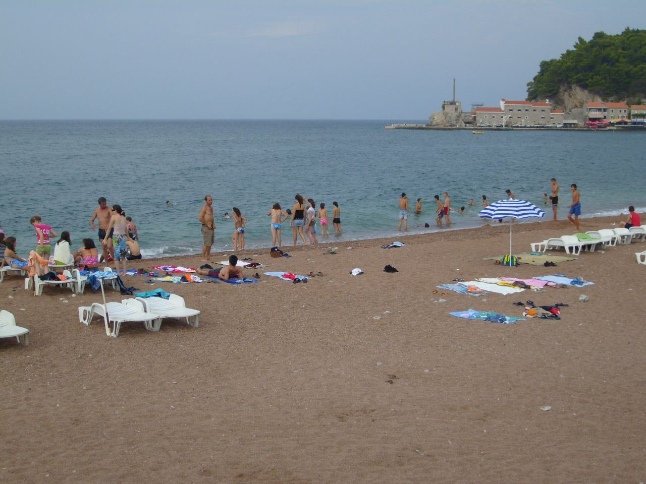 Пляж в Петровац, Черногория. Фото 30 – фотографии Черногории
