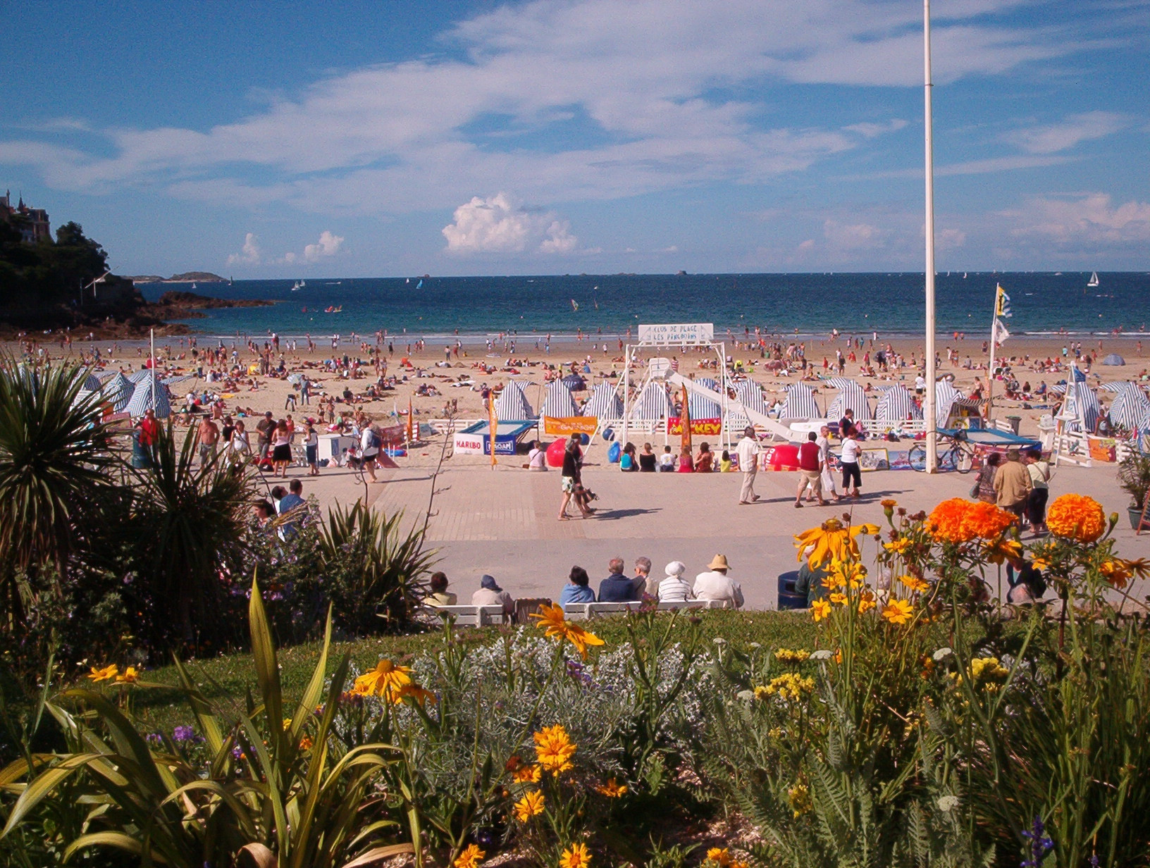 Пляж в Динарде, Франция. Фото 4 – фотографии Франции