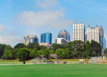 Панорама Атланты – фотографии США