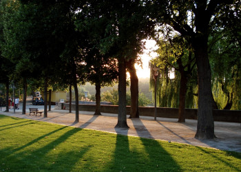 Сквер в Туре, Франция – фотографии Франции