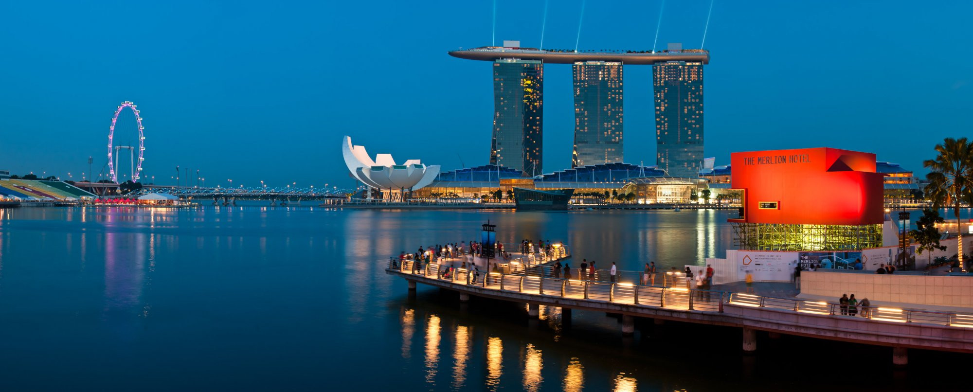 Колесо обозрения "Singapore Flyer" и Марина-Бэй – фотографии Сингапура