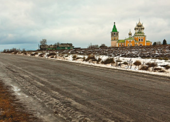 Церковь Воскресения Христова в селе Матигоры – фотографии России