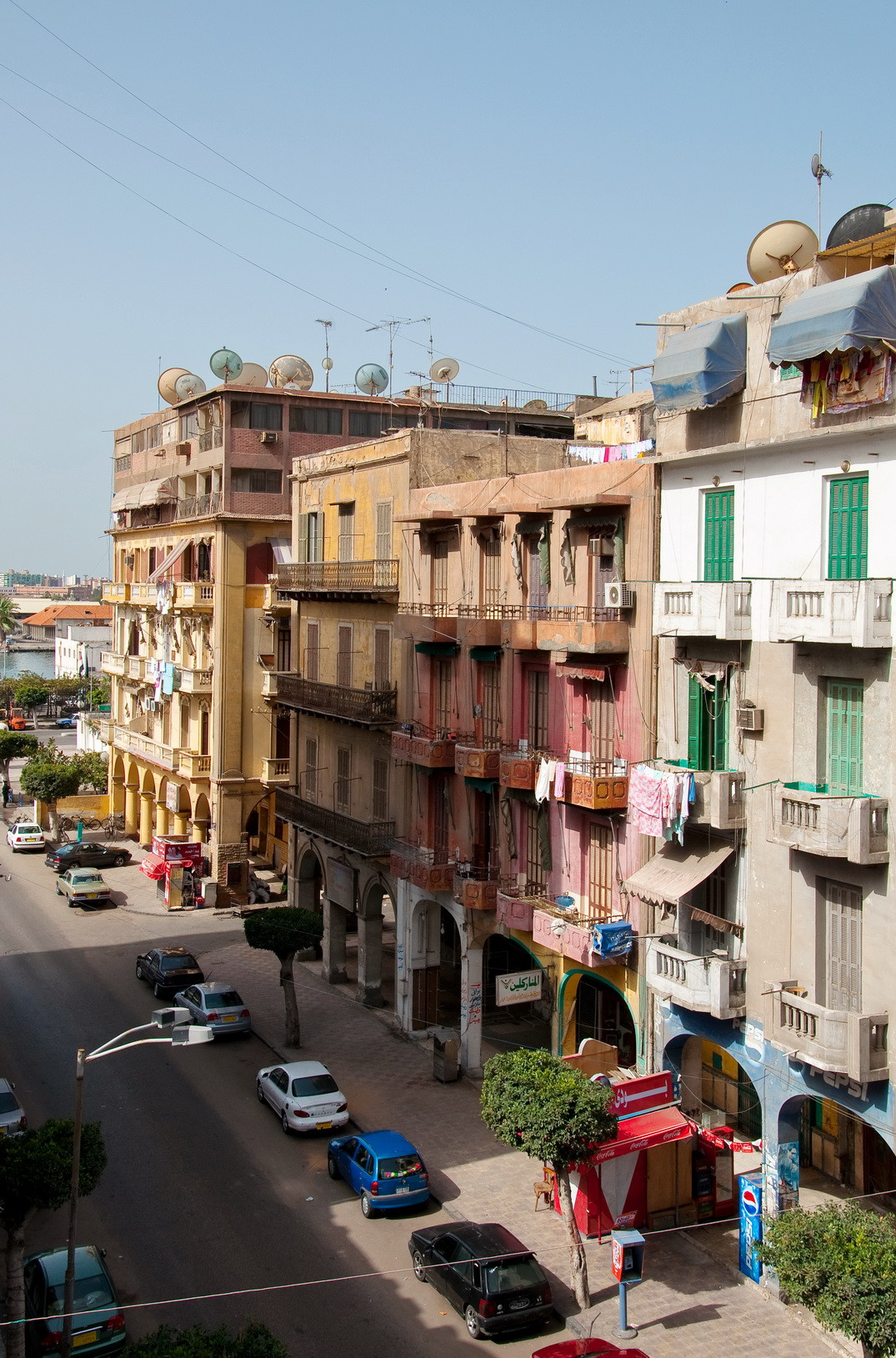 Улица в Порт-Саид, Египет – фотографии Египта