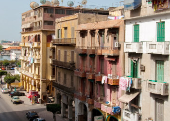 Улица в Порт-Саид, Египет – фотографии Египта