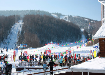 Горнолыжная база "Гора Соболиная", озеро Байкал – фотографии России