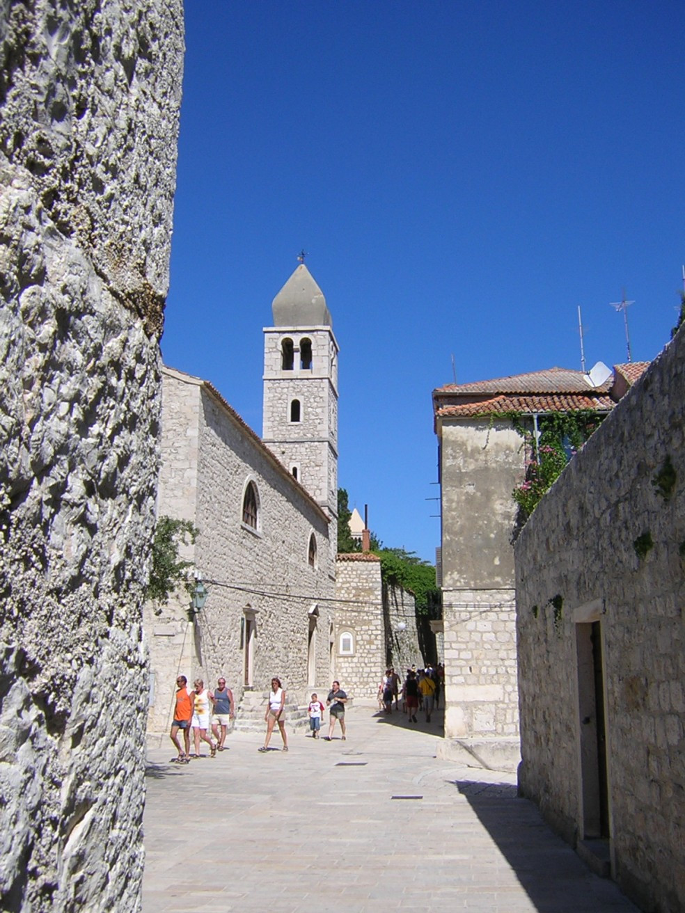 Улица в Раб, Хорватия. Фото 17 – фотографии Хорватии