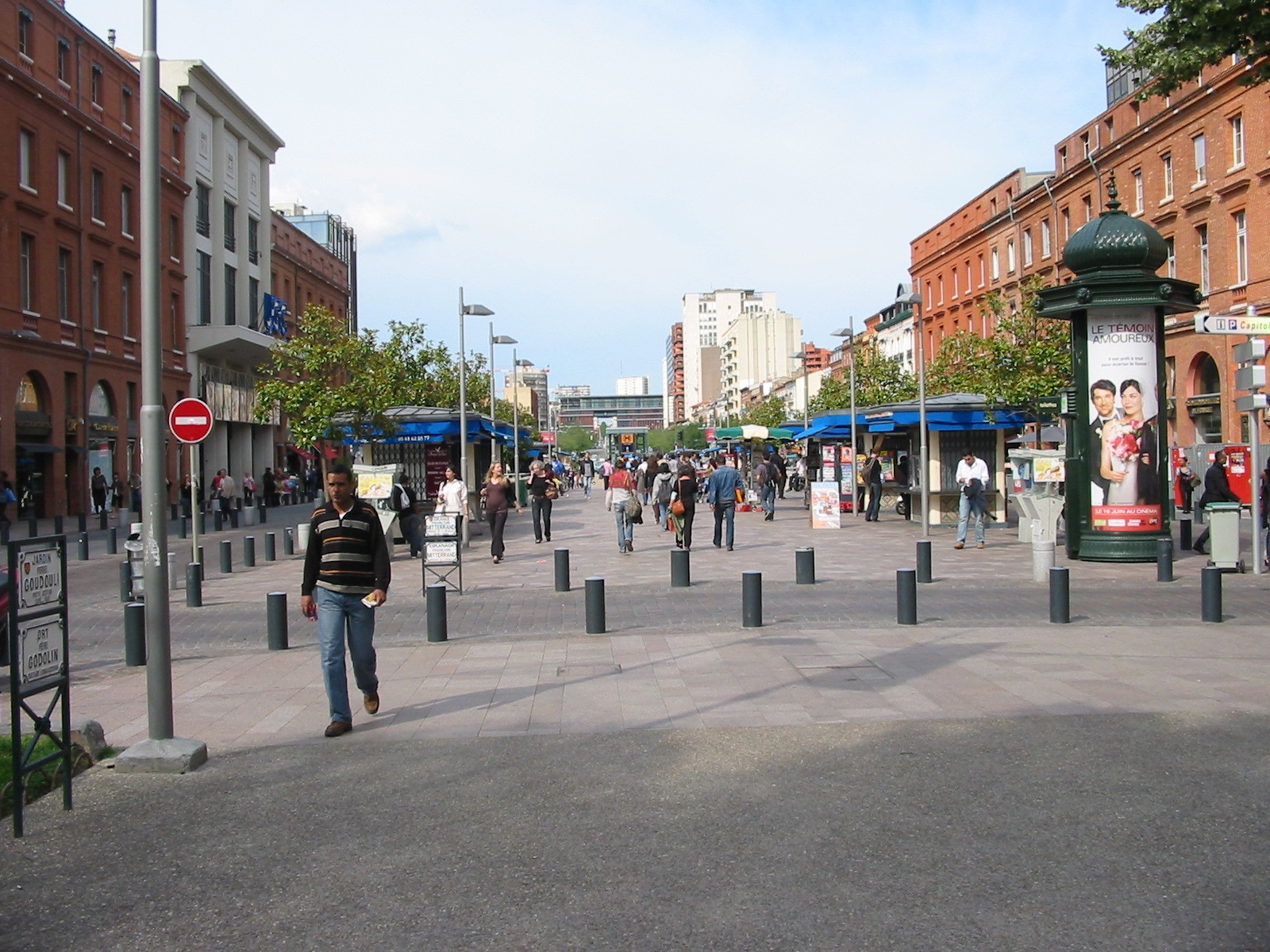 Улица в Тулузе, Франция. Фото 8 – фотографии Франции