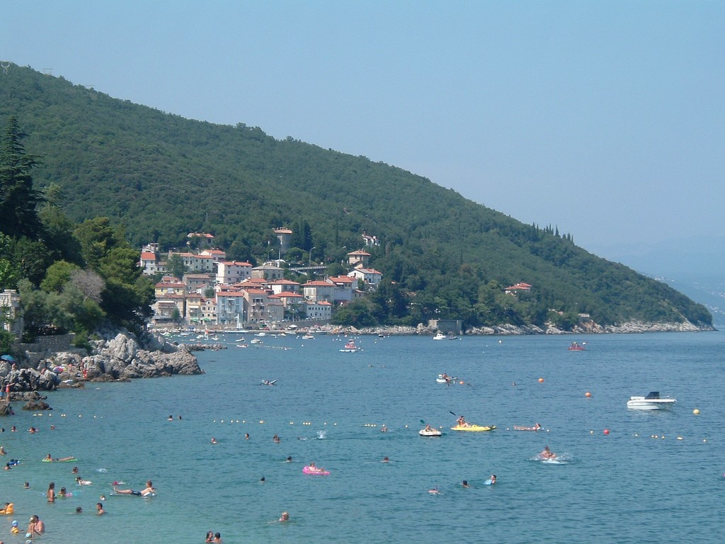 Море в Мощеничка-Драга, Хорватия. Фото 10 – фотографии Хорватии