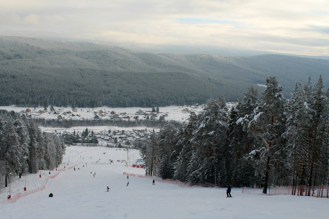 Мраткино — горнолыжная база в Белорецке, Башкирия. Фото 3 – фотографии России