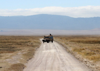 Джип в национальном парке Танзании – фотографии Танзании
