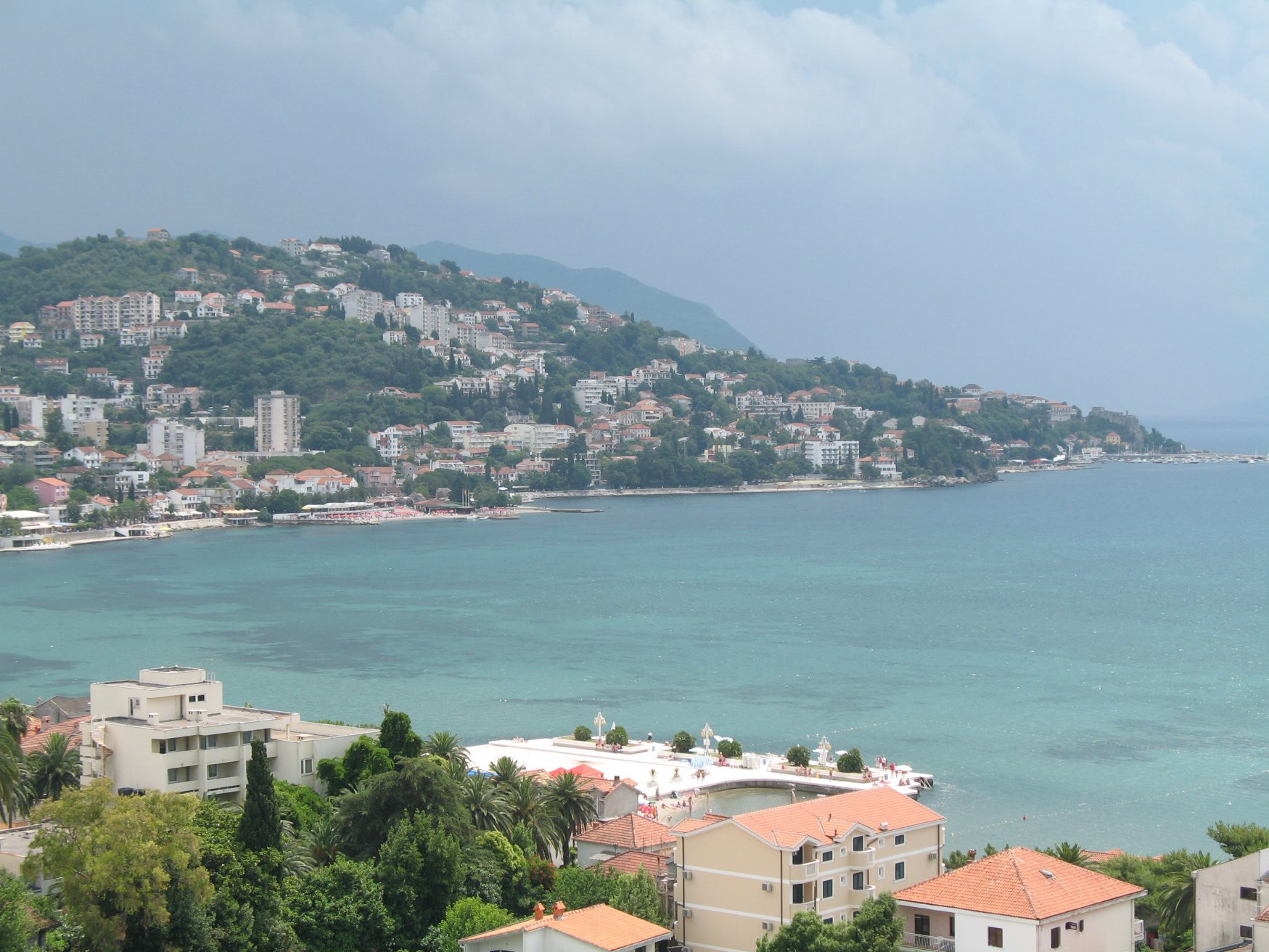 Панорамный вид в Игало, Черногория. Фото 2 – фотографии Черногории