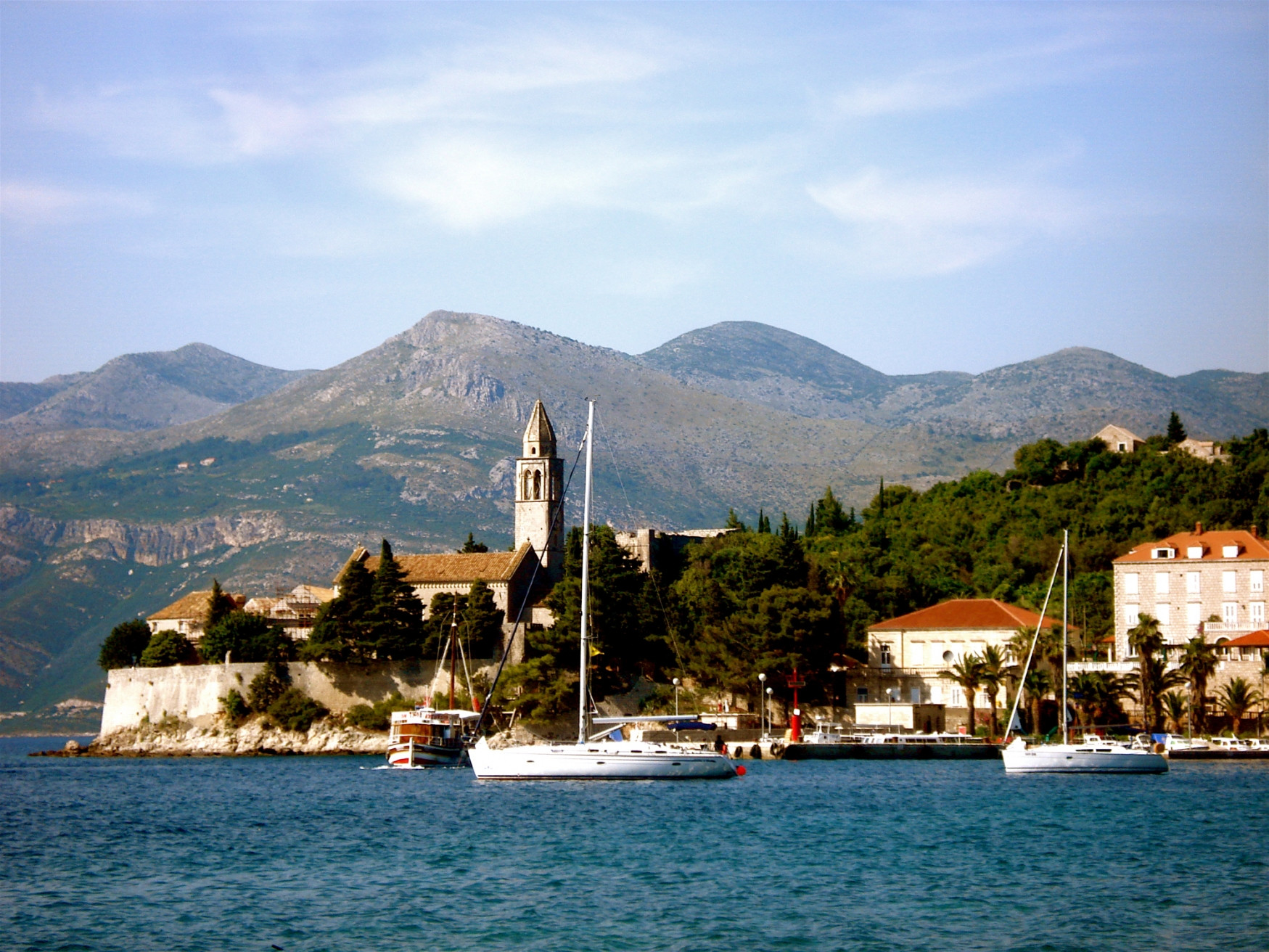 Яхты на острове Лопуд, Хорватия. Фото 2 – фотографии Хорватии