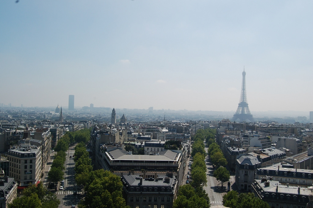 Панорамный вид в Париже, Франция. Фото 17 – фотографии Франции
