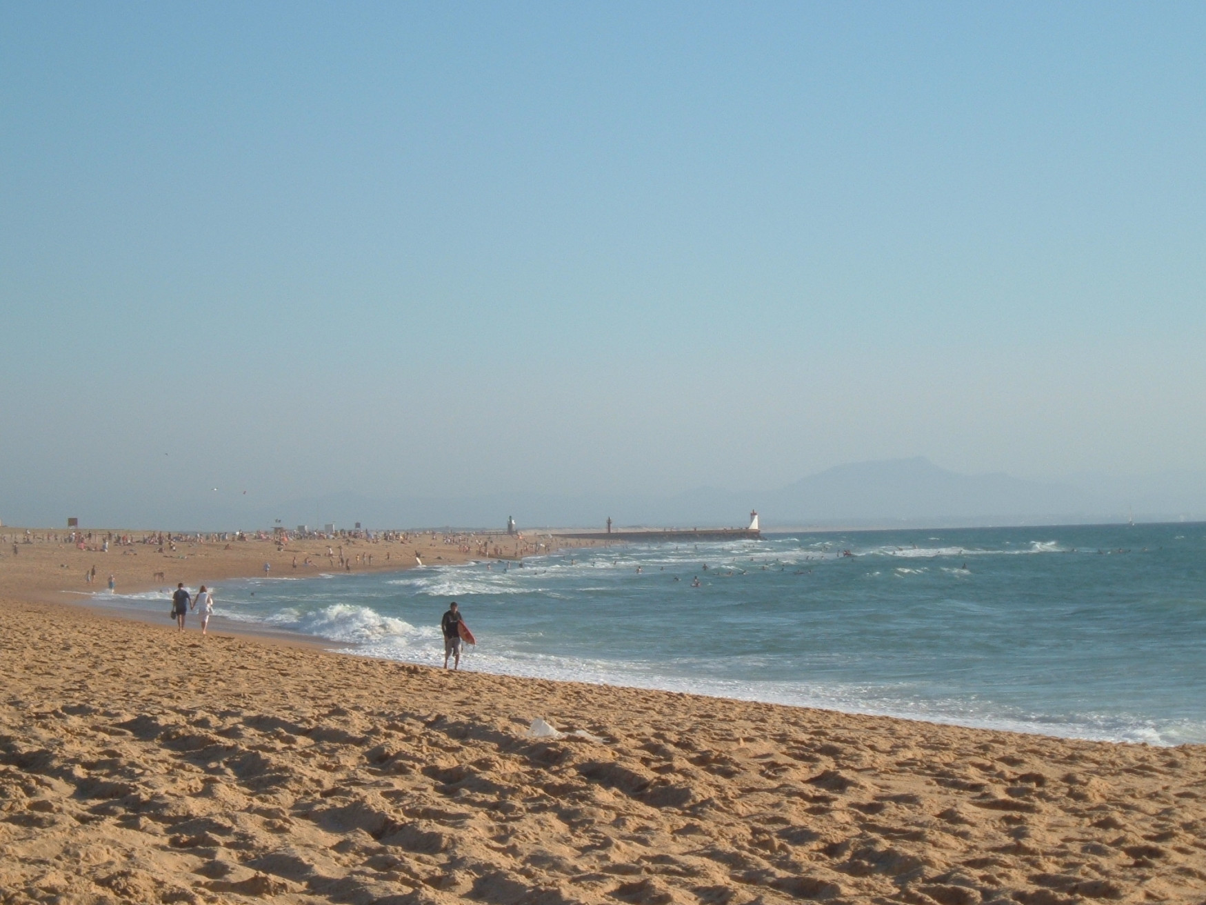 Пляж в Оссегоре, Франция. Фото 1 – фотографии Франции