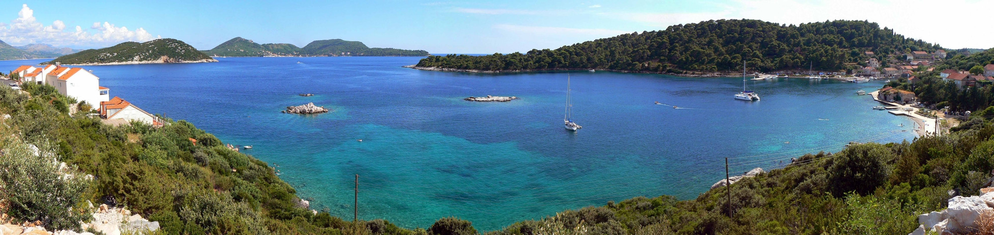 Море на острове Шипан, Хорватия. Фото 1 – фотографии Хорватии