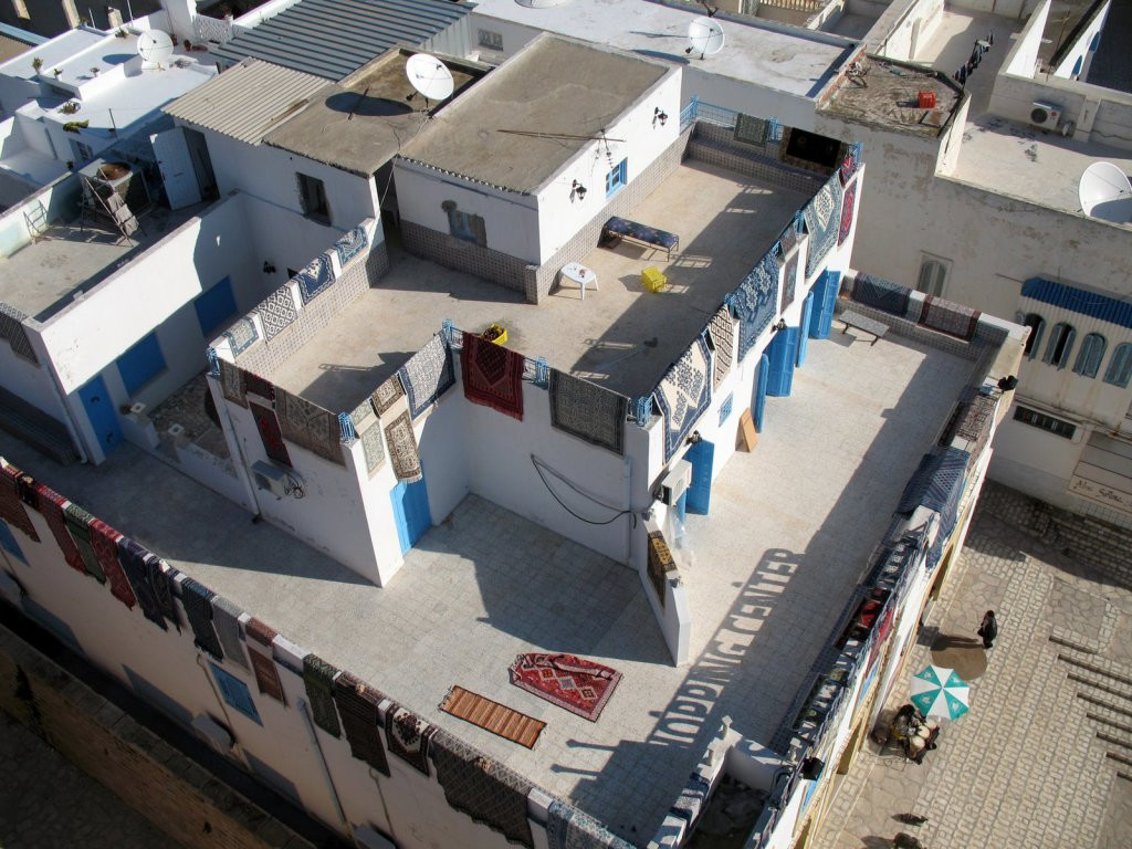 Вид сверху на дома, Северный Тунис – фотографии Туниса