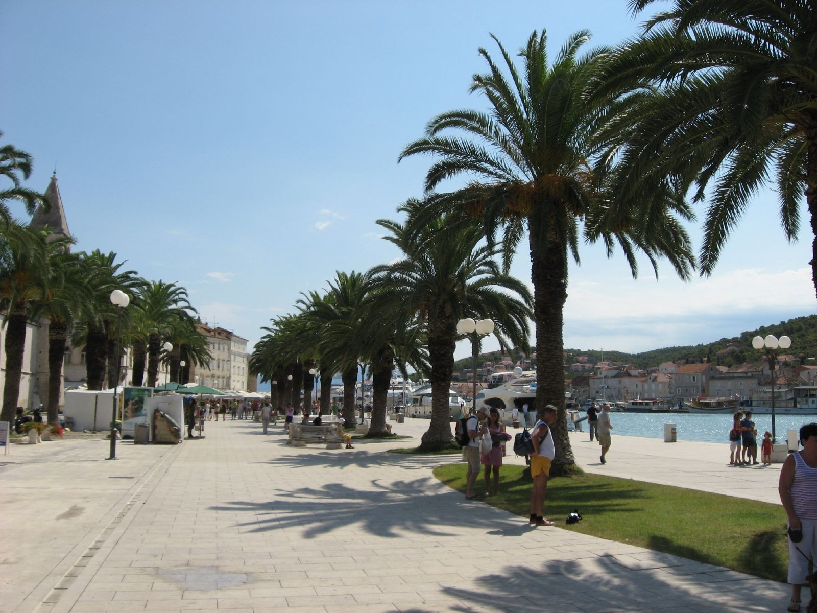 Набережная в Трогире, Хорватия. Фото 29 – фотографии Хорватии