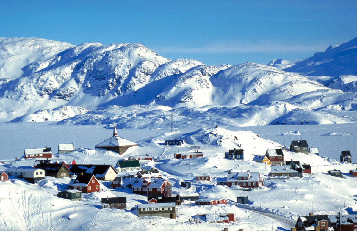 Жилые посёлки Гренландии – фотографии Гренландии