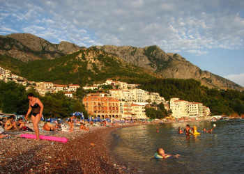 Пляж в Святой Стефан, Черногория. Фото 21 – фотографии Черногории