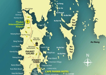 Карта острова Пхукет, Тайланд – фотографии Таиланда