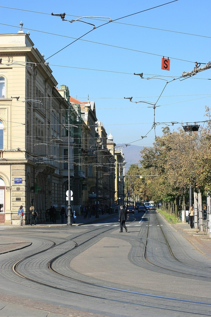 Улица в Загребе, Хорватия. Фото 35 – фотографии Хорватии
