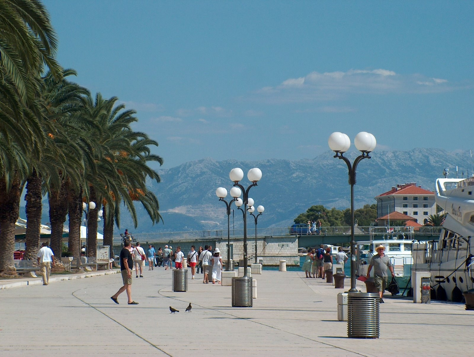 Набережная в Трогире, Хорватия. Фото 16 – фотографии Хорватии