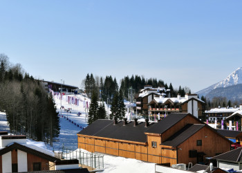 Горнолыжный центр Газпром на Красной поляне – фотографии России