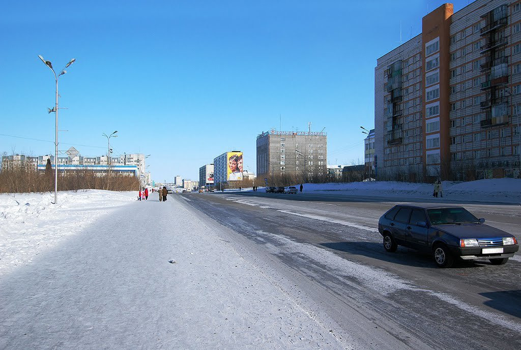 Улица в Воркуте, Россия. Фото 1 – фотографии России
