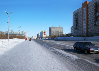 Улица в Воркуте, Россия. Фото 1 – фотографии России