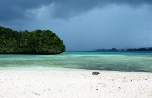 Пляж на одном из островов Рок в Палау – фотографии Палау