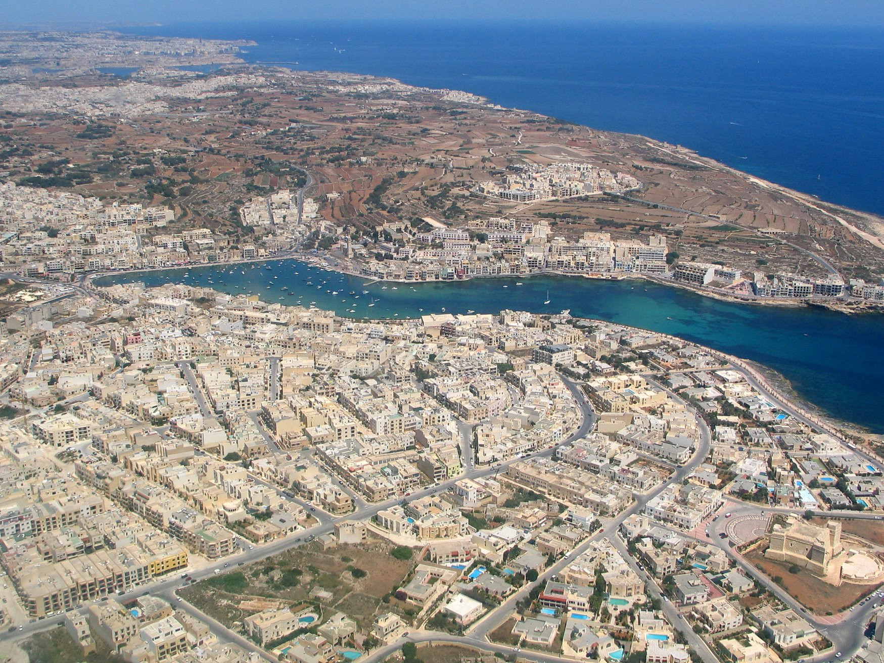 Марсаскала, Мальта остров, Мальта, фото № 42253 – фотографии Мальты