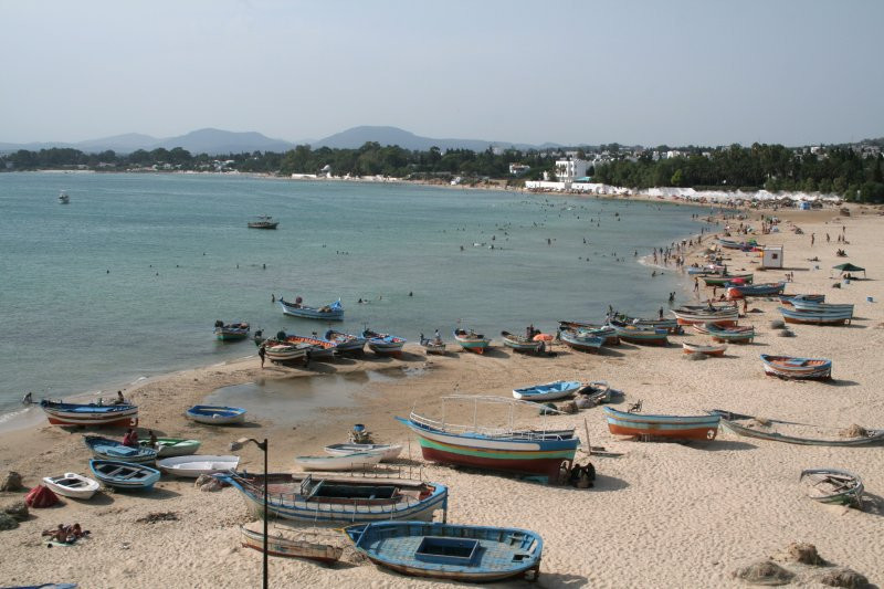 Лодки на пляже, Северный Тунис. Фото 15 – фотографии Туниса