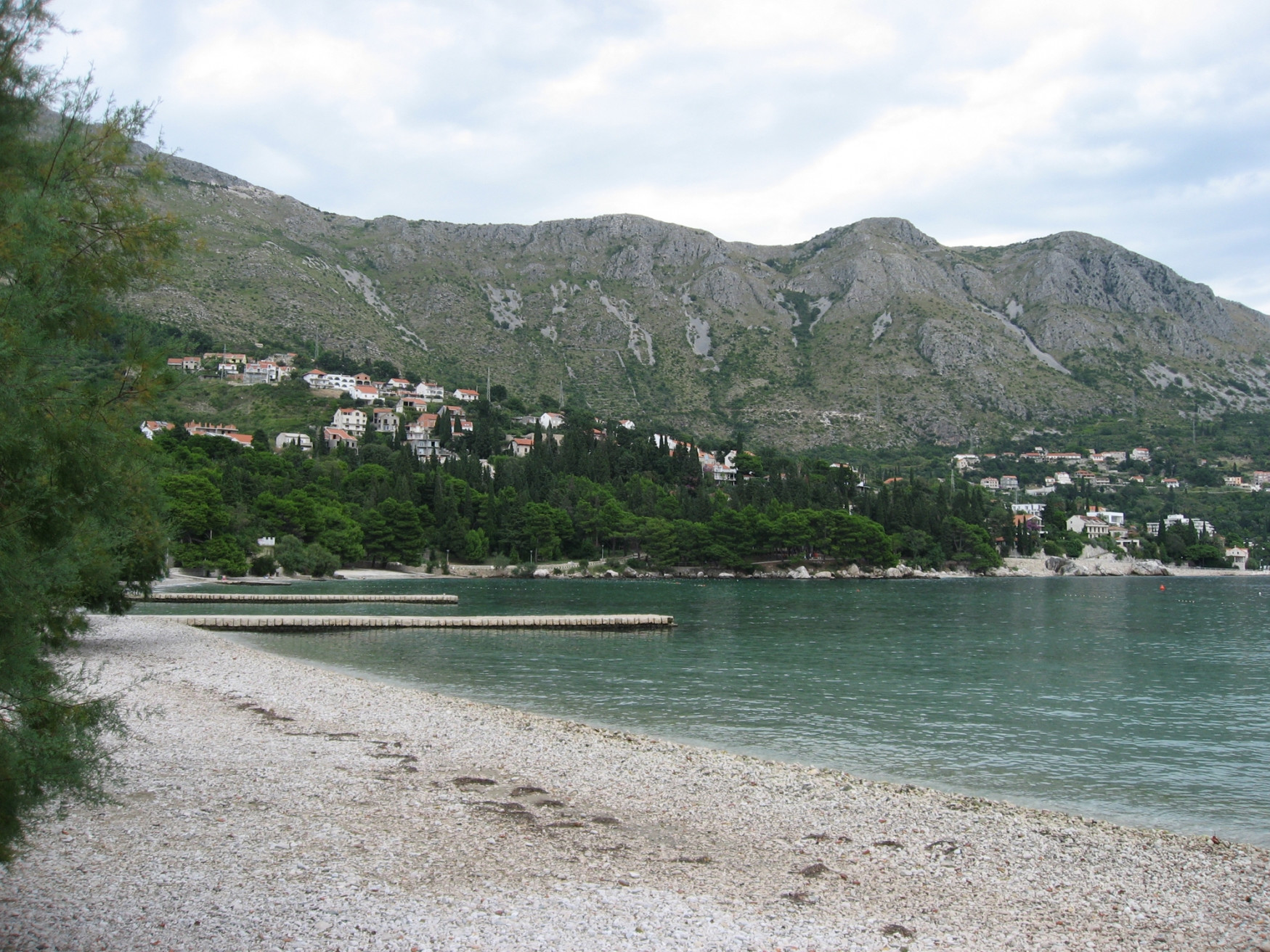 Пляж в Млини, Хорватия. Фото 5 – фотографии Хорватии