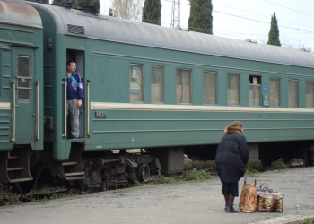 Поезд в Абхазии – фотографии Абхазии