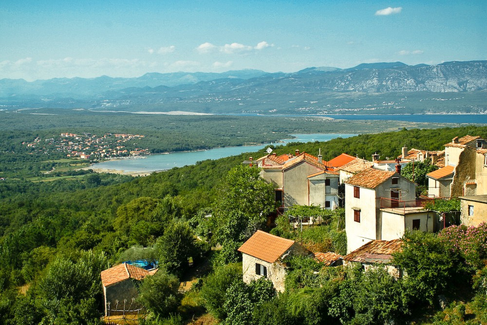 Панорамный вид в Врбник, Хорватия. Фото 1 – фотографии Хорватии